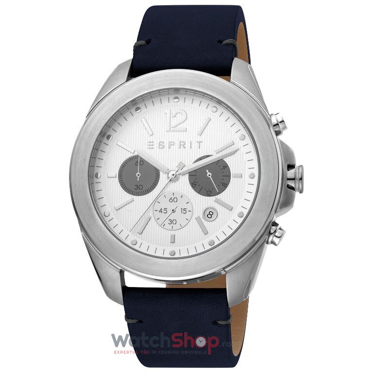 Ceas de Mana ESPRIT Casual Argintiu FIELD CHRONO ES1G159L0015 Cronograf pentru Barbati cu Comanda Online