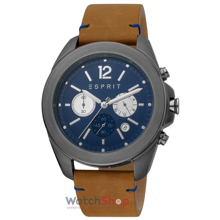 Ceas de Mana ESPRIT Casual Bleumarin FIELD CHRONO ES1G159L0045 Cronograf pentru Barbati cu Comanda Online