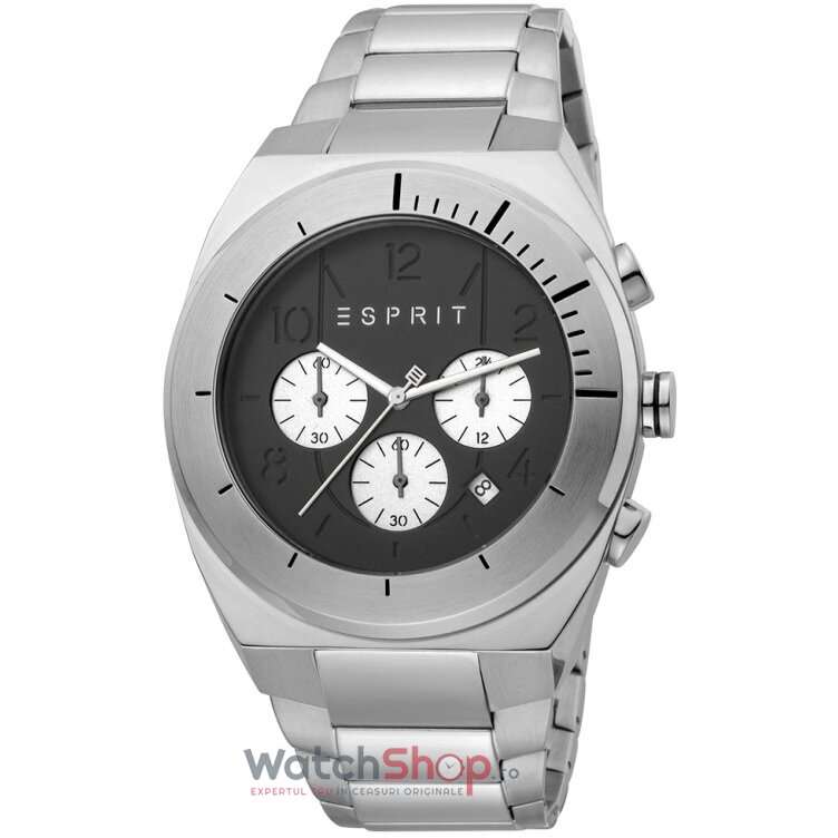 Ceas de Mana ESPRIT Casual Negru STRIKE CHRONO ES1G157M0065 Cronograf pentru Barbati cu Comanda Online