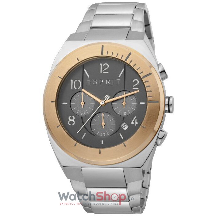 Ceas de Mana ESPRIT Casual Negru STRIKE CHRONO ES1G157M0085 Cronograf pentru Barbati cu Comanda Online