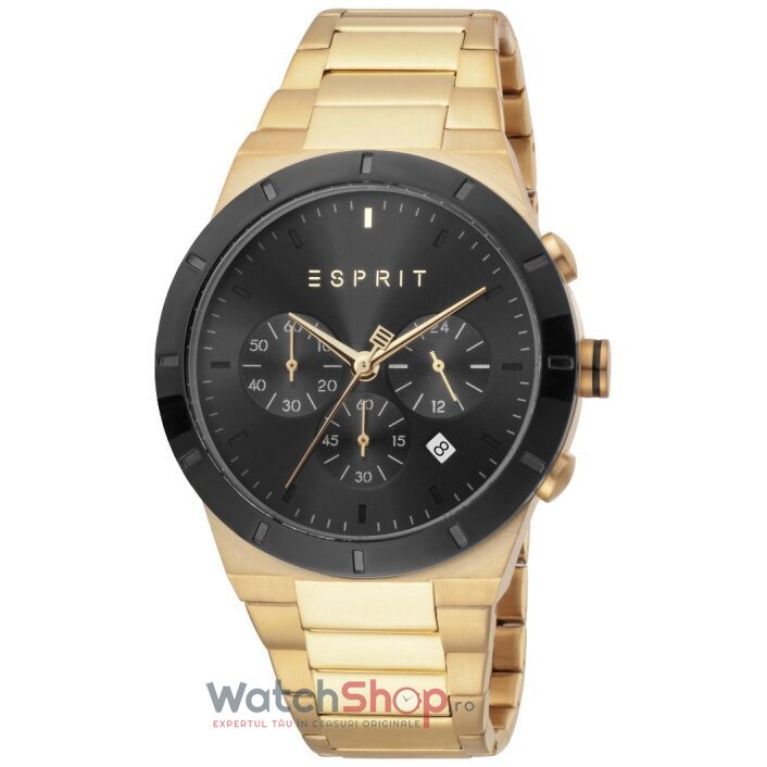 Ceas de Mana ESPRIT Sport Negru ANDERSON ES1G205M0085 Cronograf pentru Barbati cu Comanda Online