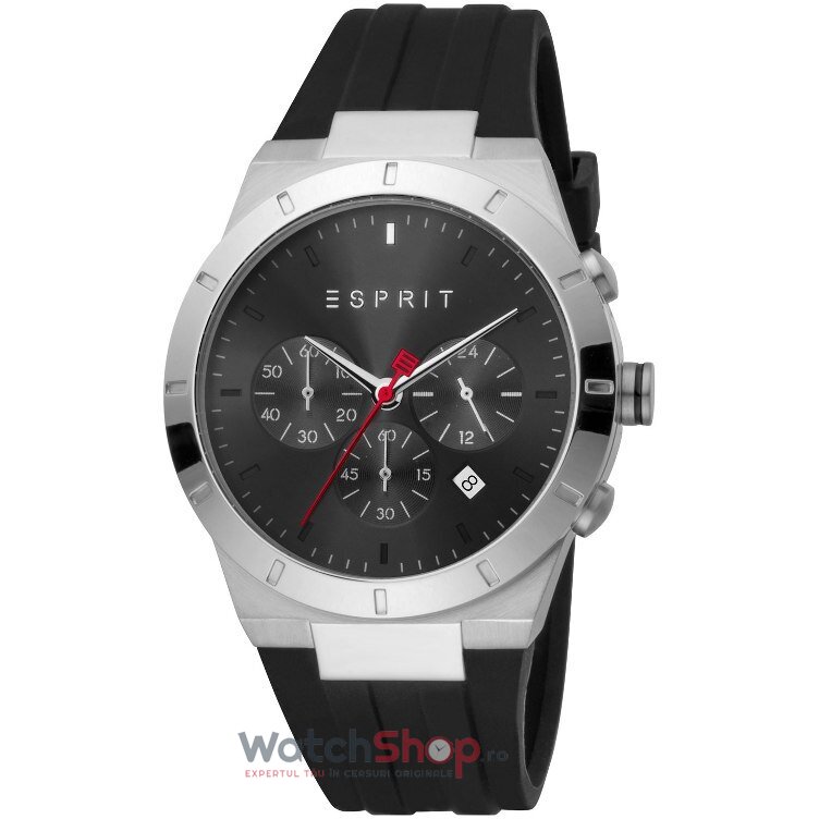 Ceas de Mana ESPRIT Sport Negru ANDERSON ES1G205P0025 Cronograf pentru Barbati cu Comanda Online