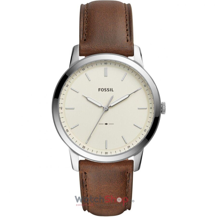 Ceas de Mana Fossil Elegant Auriu Sampanie THE MINIMALIST FS5439 pentru Barbati cu Comanda Online