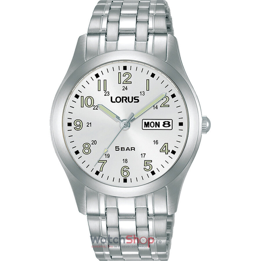 Ceas de Mana Lorus Casual Argintiu RXN75DX9 pentru Barbati cu Comanda Online