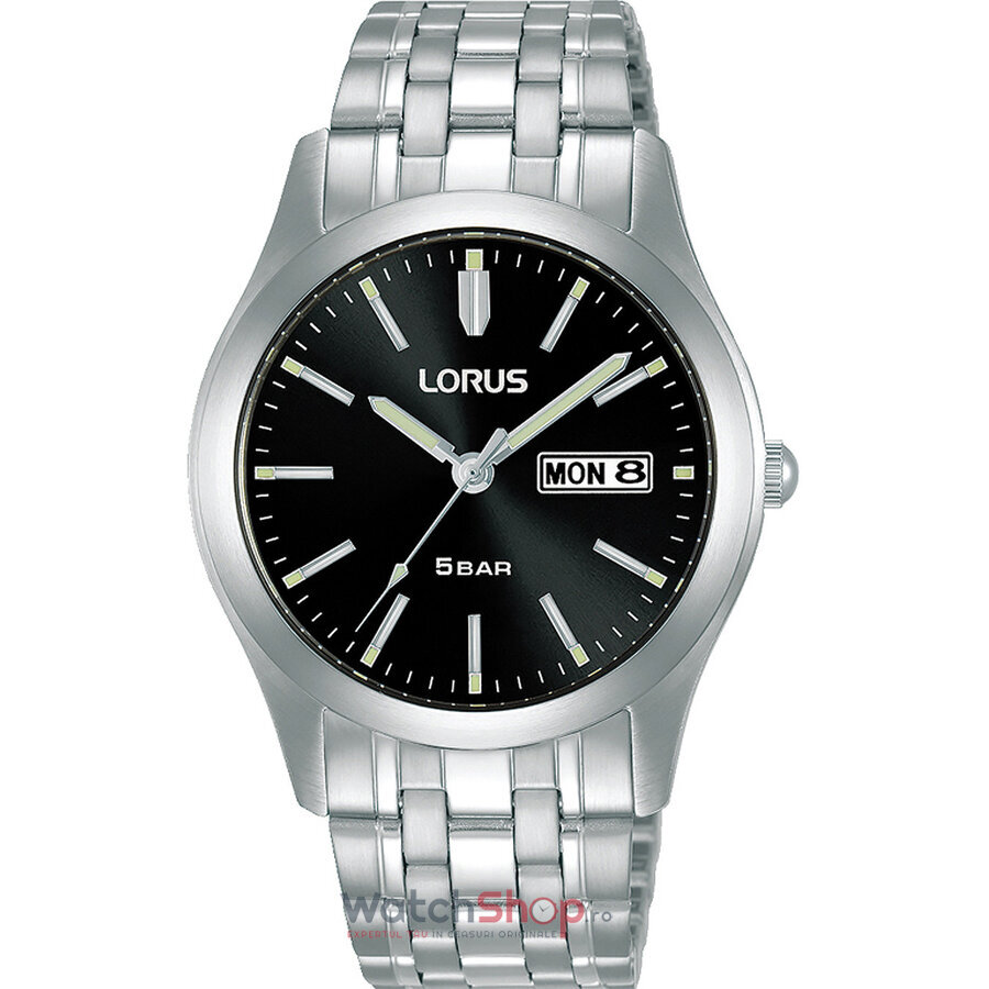 Ceas de Mana Lorus Casual Negru RXN67DX9 pentru Barbati cu Comanda Online