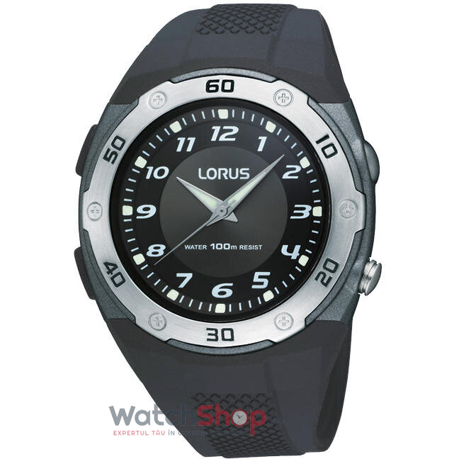 Ceas de Mana Lorus by Seiko Casual Negru S R2333DX-9 pentru Barbati cu Comanda Online