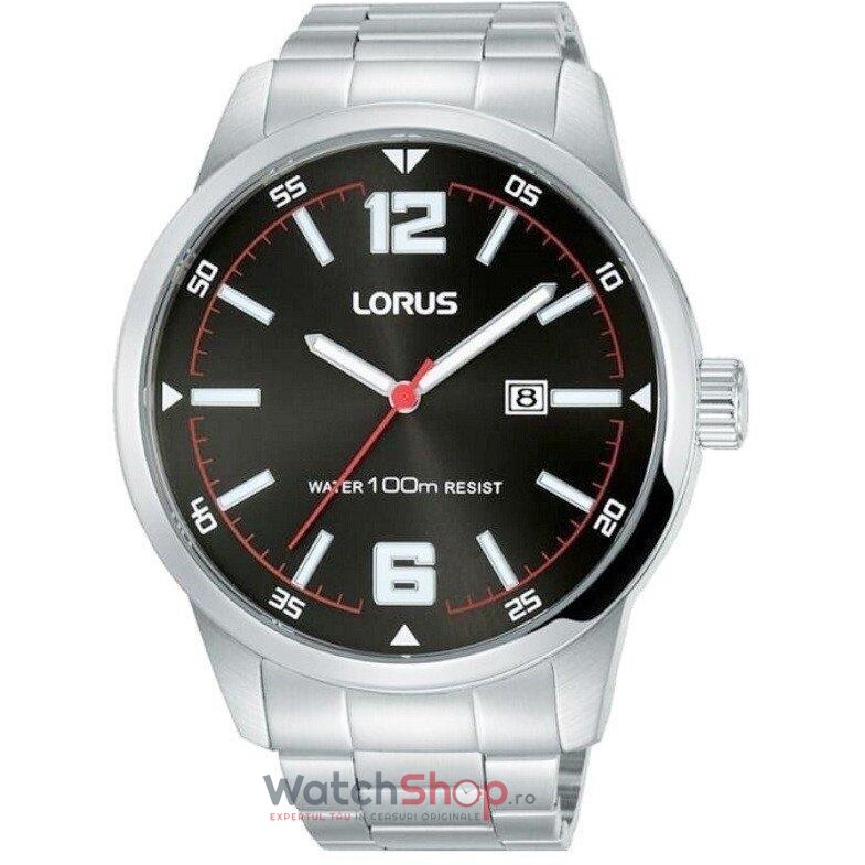 Ceas de Mana Lorus by Seiko Sport Negru s RH979HX-9 pentru Barbati cu Comanda Online