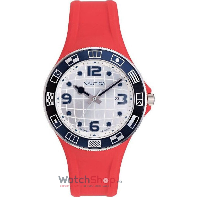 Ceas de Mana Nautica Casual Alb LUMMUS BEACH NAPLBS902 pentru Barbati cu Comanda Online