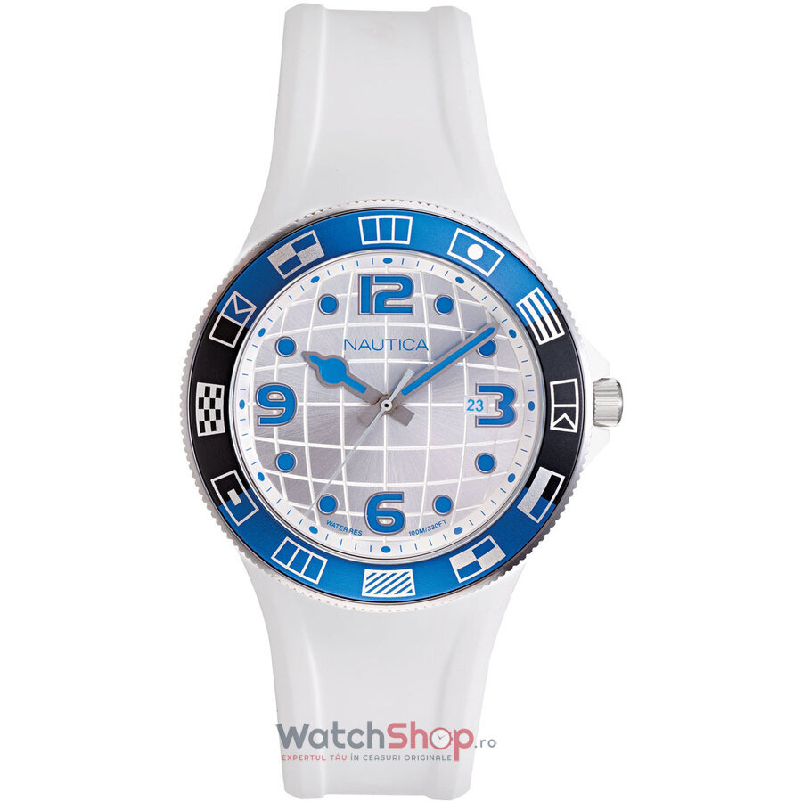 Ceas de Mana Nautica Casual Alb LUMMUS BEACH NAPLBS903 pentru Barbati cu Comanda Online