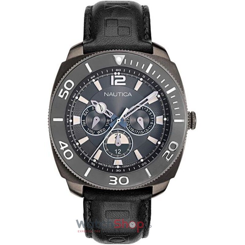 Ceas de Mana Nautica Sport Negru BAL HARBOUR NAPBHS903 pentru Barbati cu Comanda Online