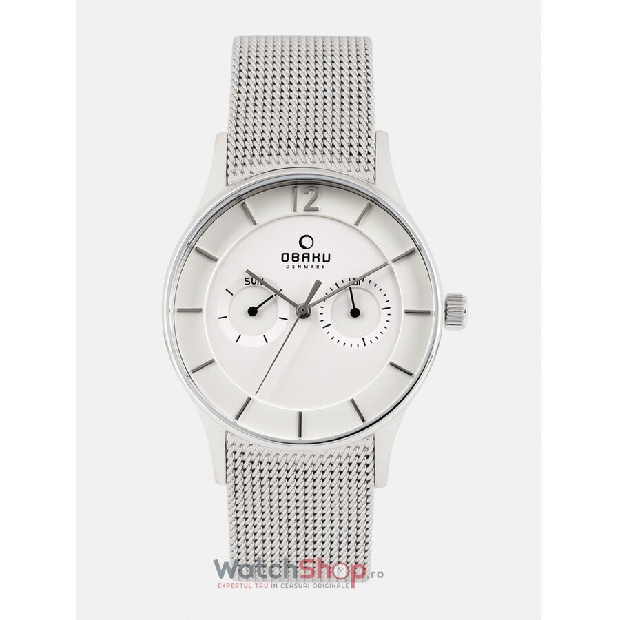 Ceas de Mana Obaku Casual Alb VILD V175GMCIMC pentru Barbati cu Comanda Online