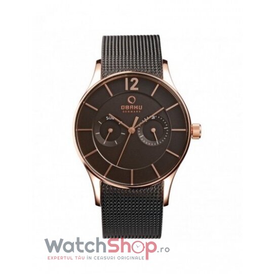 Ceas de Mana Obaku Casual Maro VILD V175GMVBMB pentru Barbati cu Comanda Online