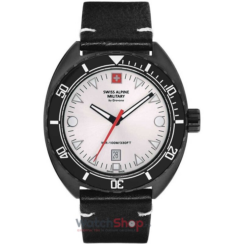 Ceas de Mana Swiss Alpine Military Sport Alb BY GROVANA SAM7066.1572 pentru Barbati cu Comanda Online