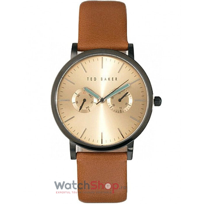 Ceas de Mana Ted Baker Elegant Auriu BRIT 10009249 pentru Barbati cu Comanda Online