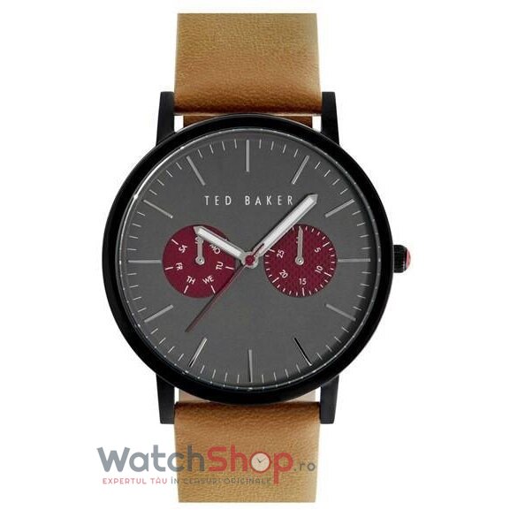 Ceas de Mana Ted Baker Elegant Gri BRIT 10024783 pentru Barbati cu Comanda Online