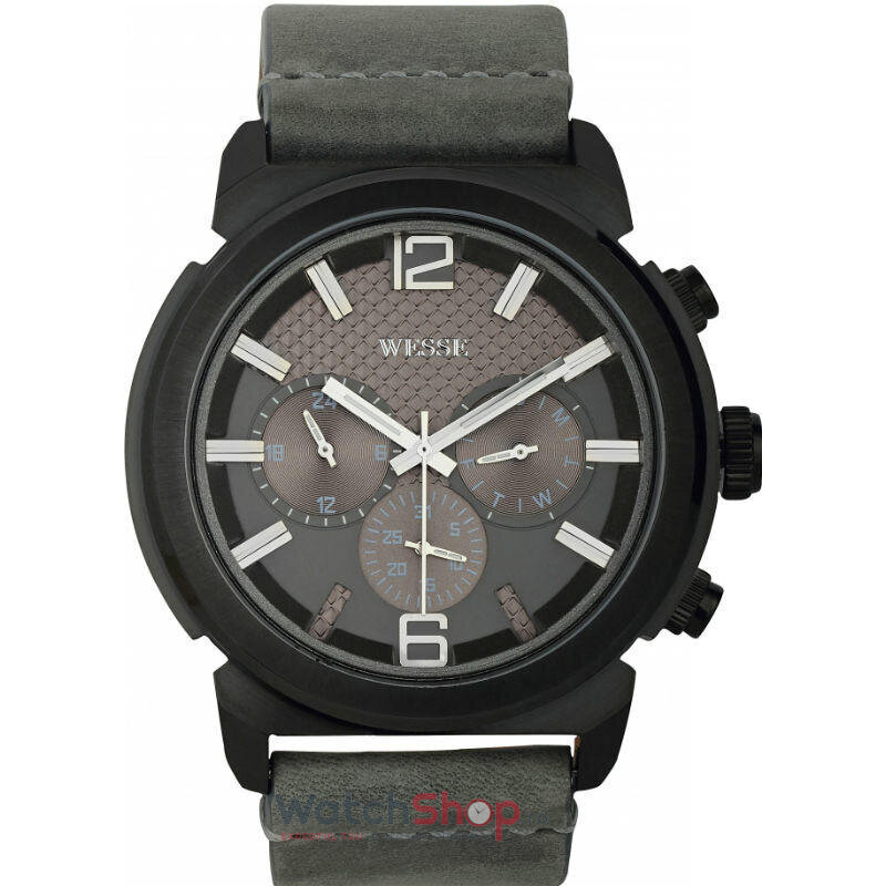 Ceas de Mana WESSE Casual Gri RUGGED WWG200404 pentru Barbati cu Comanda Online