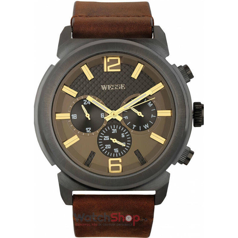 Ceas de Mana WESSE Casual Negru RUGGED WWG200401 pentru Barbati cu Comanda Online